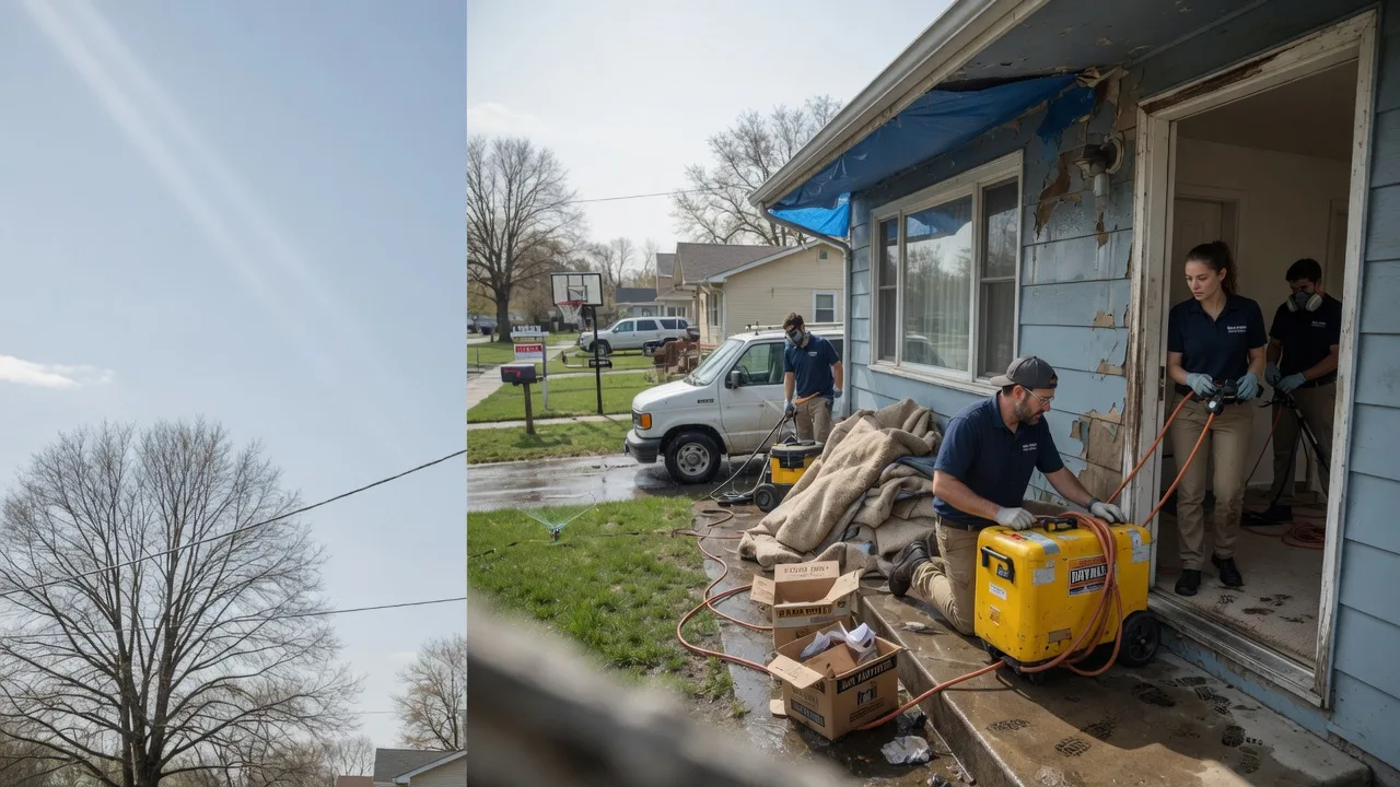 Basement Flood Cleanup in Preston, OK near me